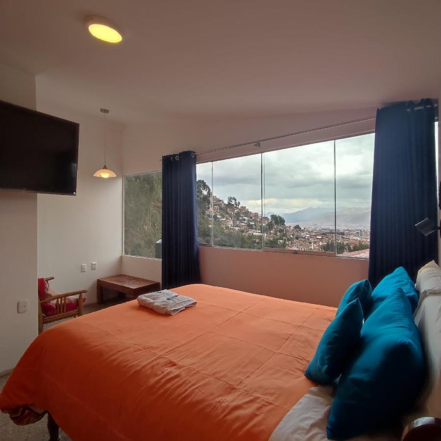 Hospedaje B&B Sapantiana con vista al bosque Sacsayhuaman Cuzco Exterior foto