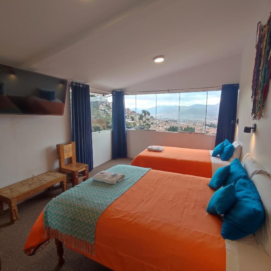 Hospedaje B&B Sapantiana con vista al bosque Sacsayhuaman Cuzco Exterior foto
